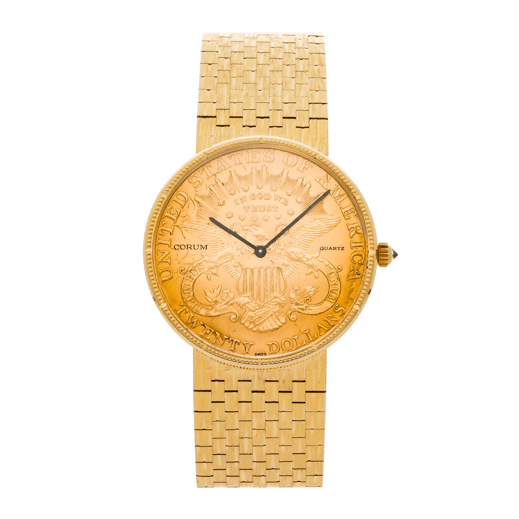 Vertical Pre-Owned Corum $20 Gold Eagle-Liberty Coin CORUM COIN $20 BRC