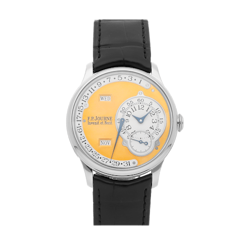 Vertical F.P. Journe Octa Calendrier Brass Movement