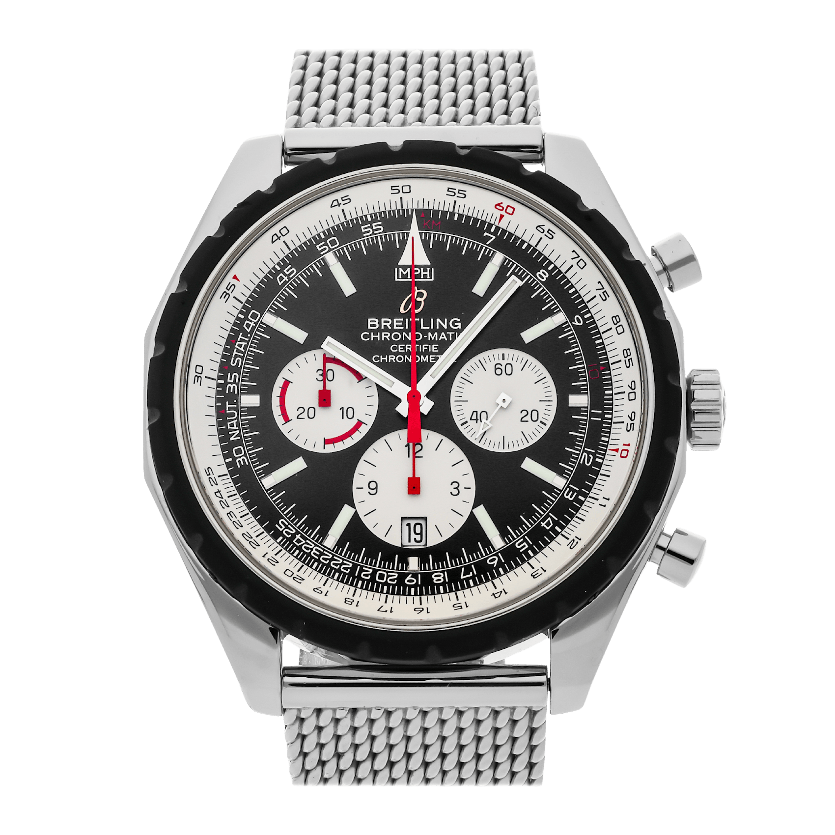 Vertical Pre-Owned Breitling Chrono-Matic 49 A1436002/B920