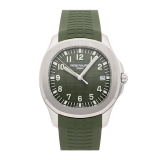 Vertical Pre-Owned Patek Philippe Aquanaut 5168G-010