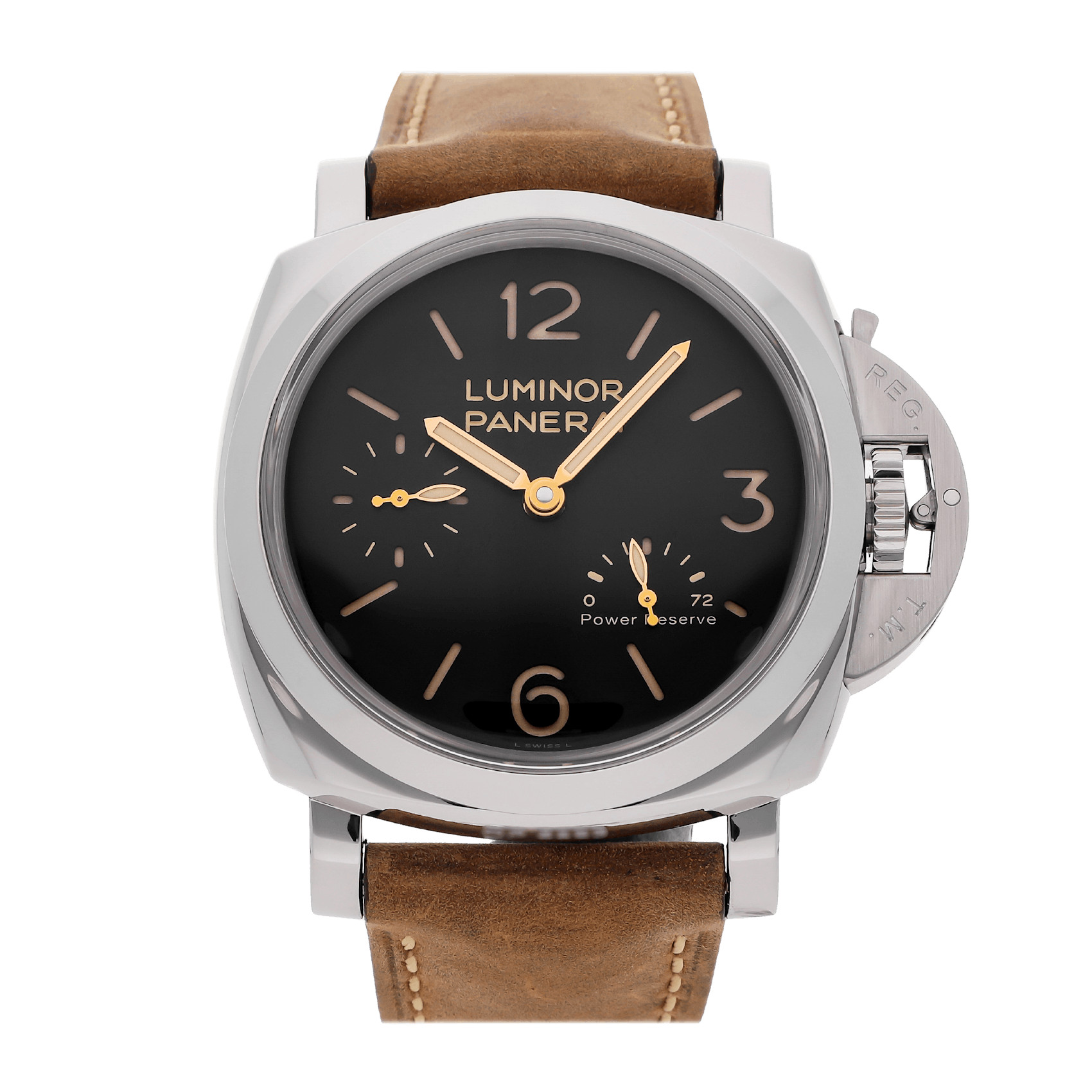 Vertical Pre-Owned Panerai Luminor 1950 3 Day Power Reserve PAM 423