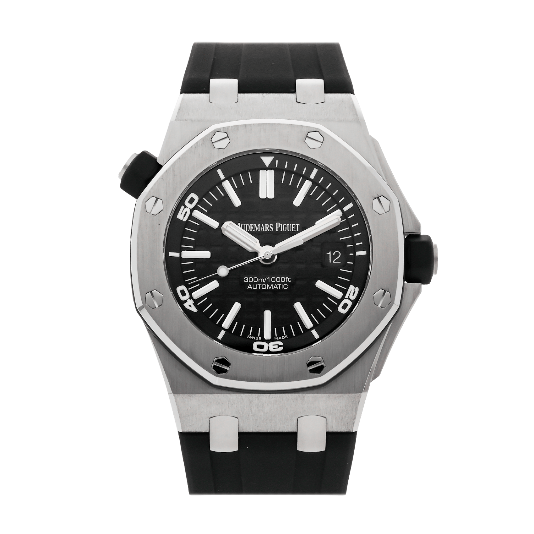 Vertical Pre-Owned Audemars Piguet Royal Oak Offshore Diver 15703ST.OO.A002CA.01