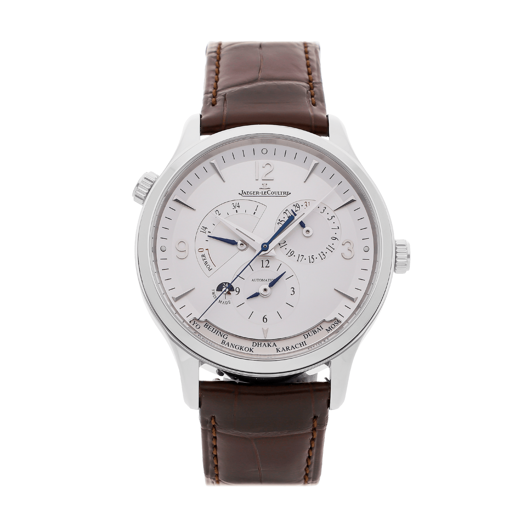 Vertical Pre-Owned Jaeger-LeCoultre Master Control Geographic Q4128420