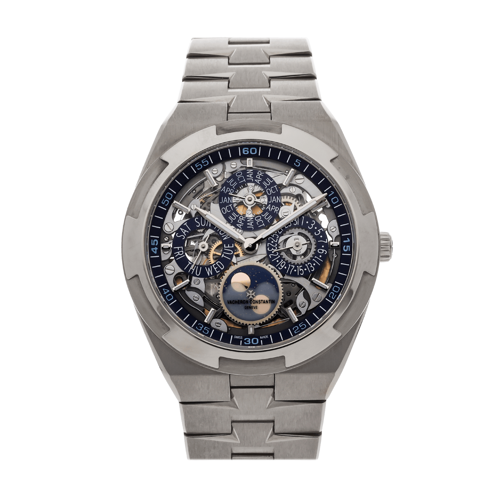 Vertical Pre-Owned Vacheron Constantin Overseas Ultra-Thin Perpetual Calendar 4300V/120G-B946