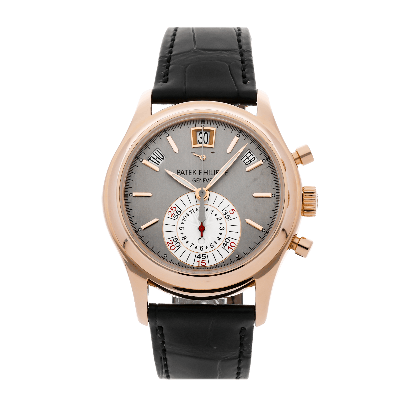 Vertical Pre-Owned Patek Philippe Annual Calendar Chronograph 5960R-001