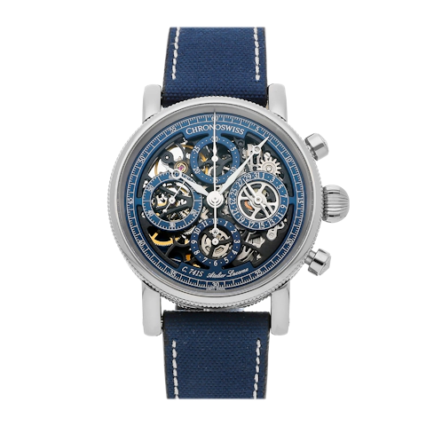 Vertical Pre-Owned Chronoswiss Opus Chronograph CH-7543T.1S-BL2