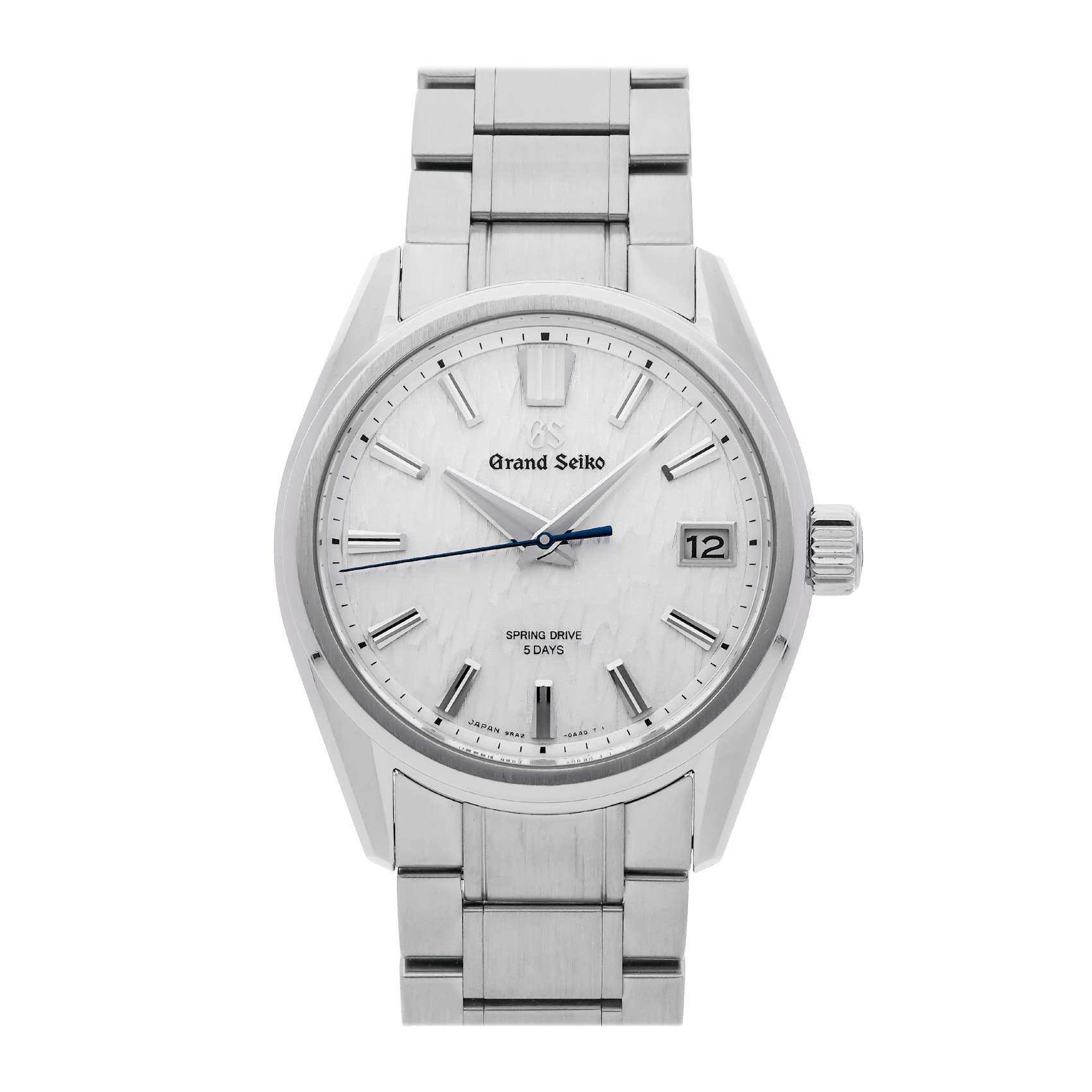 Vertical Pre-Owned Grand Seiko Evolution 9 Collection White Birch Edition SLGA009