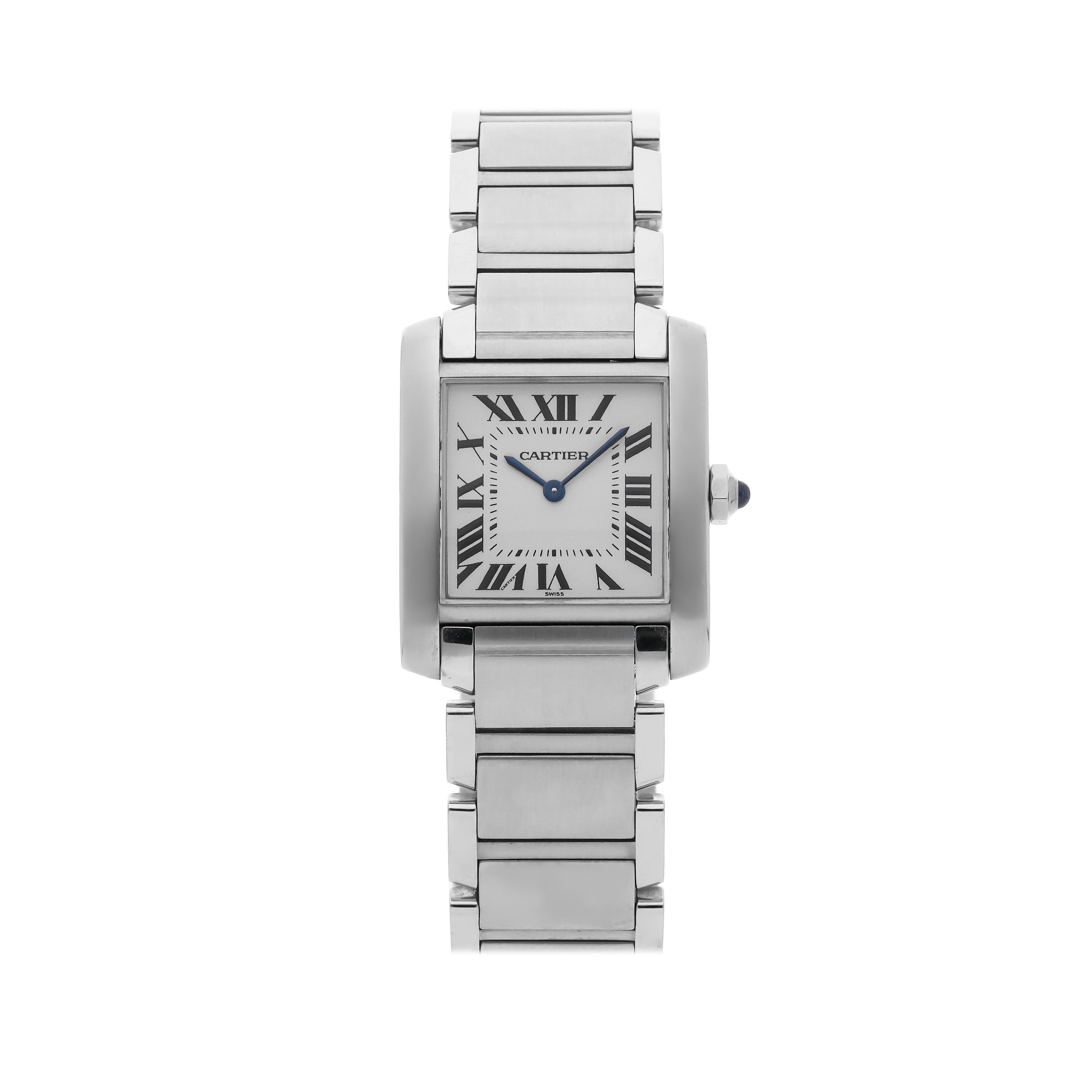 Vertical Pre-Owned Cartier Tank Francaise W51003Q3