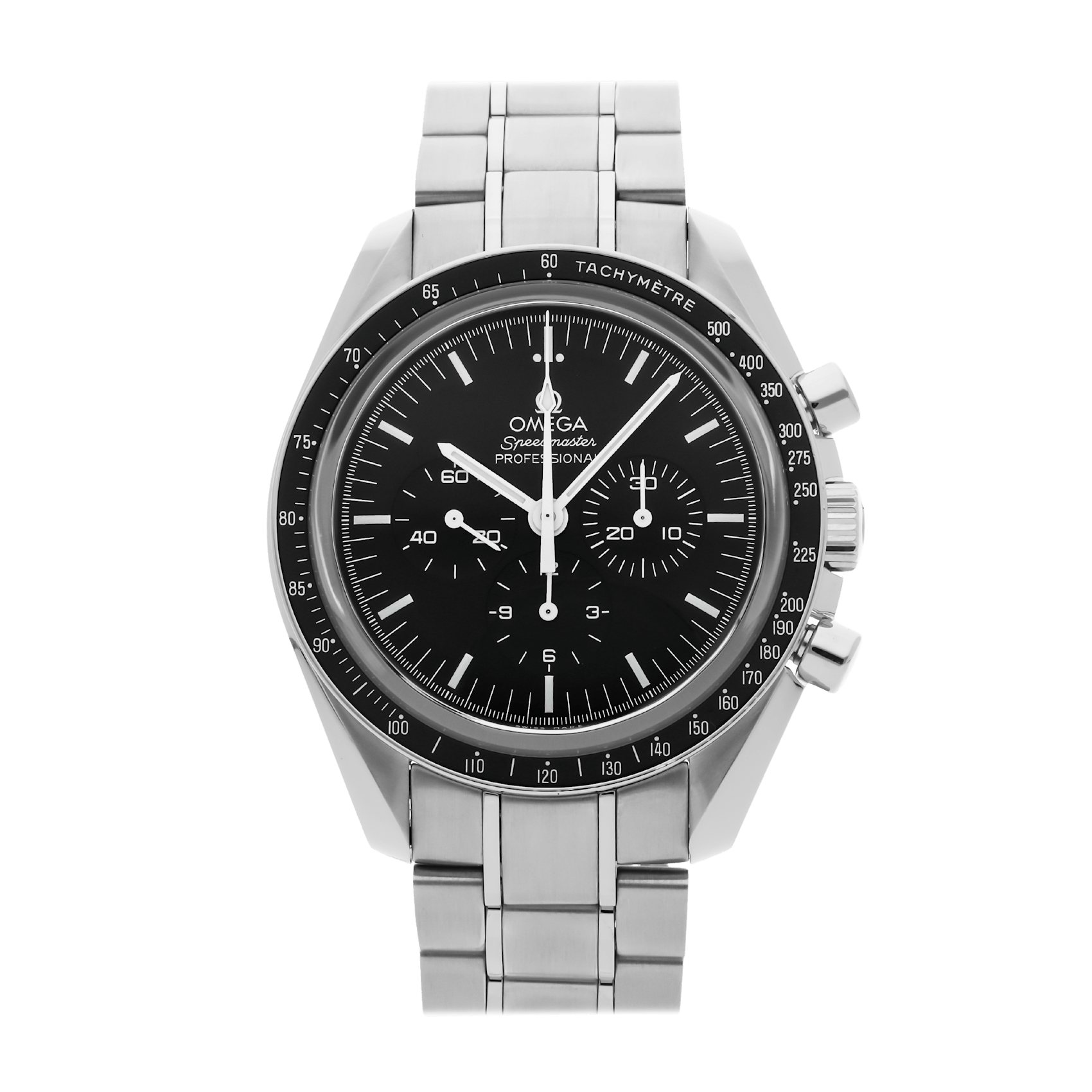 Vertical Pre-Owned Omega Speedmaster Moonwatch Professional Chronograph 311.30.42.30.01.006