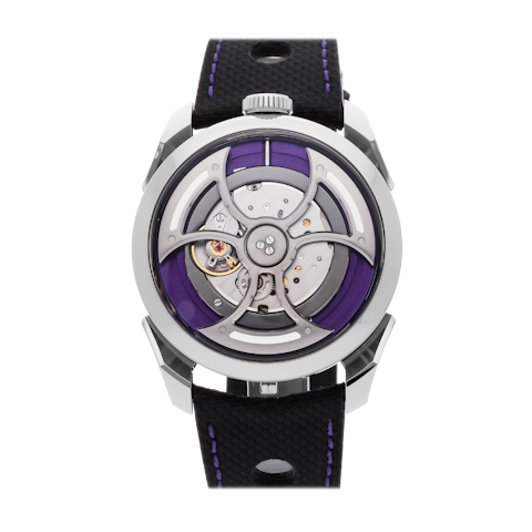 Vertical Pre-Owned M.A.D.1 Edition 1 Purple by MB&F M.A.D.1 PURPLE