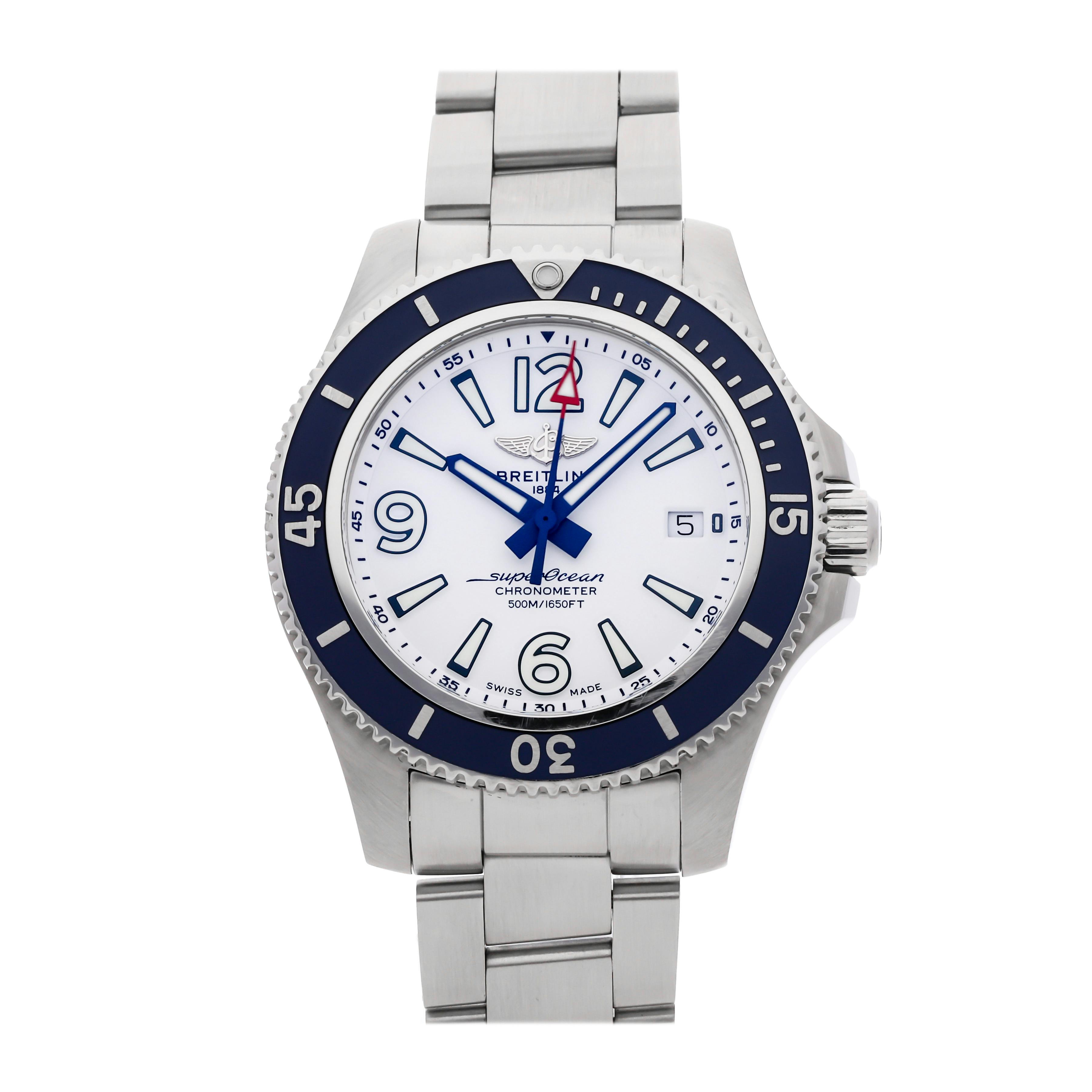 Vertical Pre-Owned Breitling Superocean A17366D81A1A1