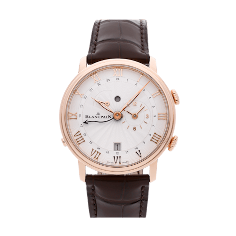 Vertical Pre-Owned Blancpain Villeret Reveil GMT 6640-3642-55B