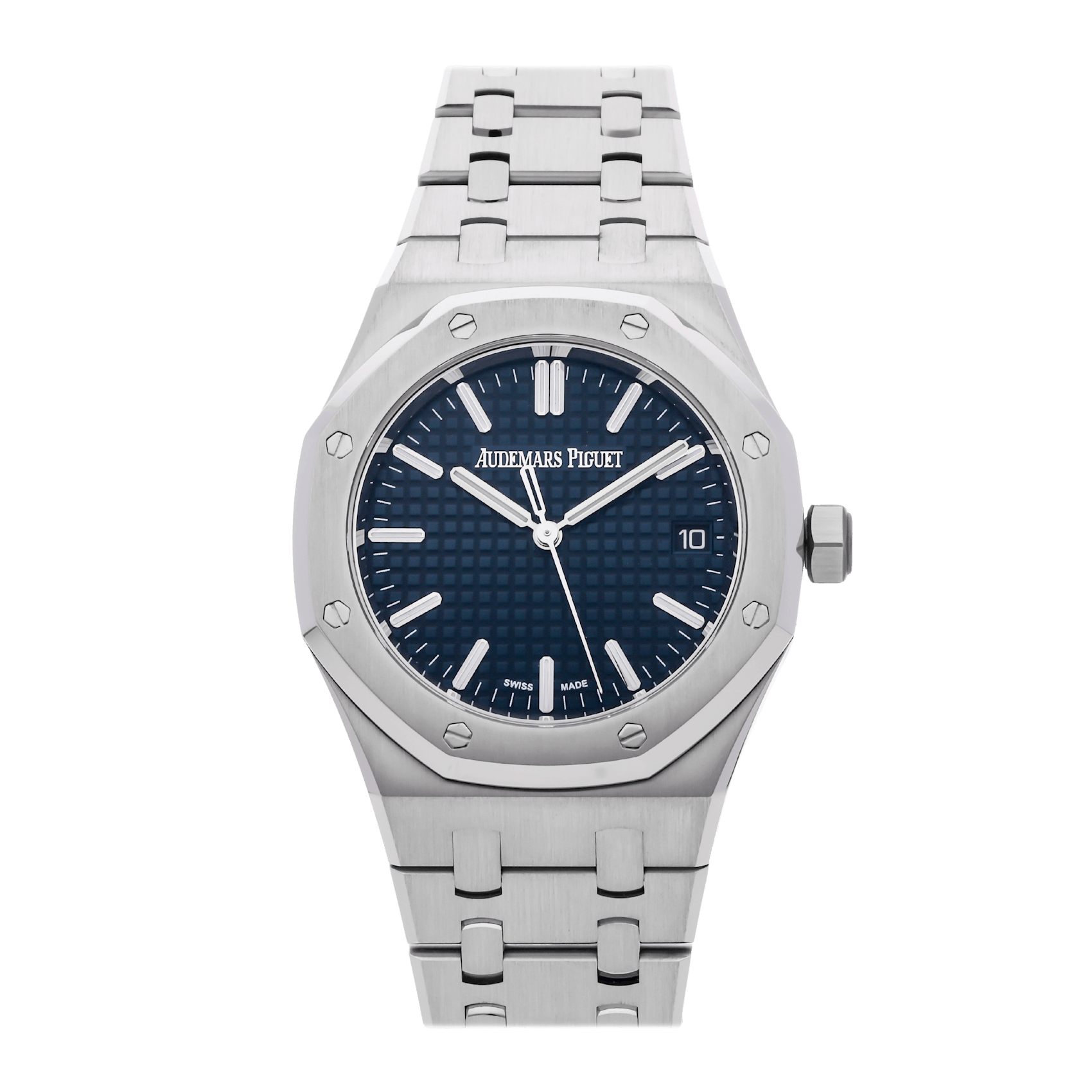 Vertical Pre-Owned Audemars Piguet Royal Oak 50th Anniversary 15550ST.OO.1356ST.02