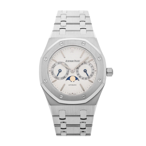 Vertical Pre-Owned Audemars Piguet Royal Oak Day-Date Moon 25594ST.OO.0789ST.01