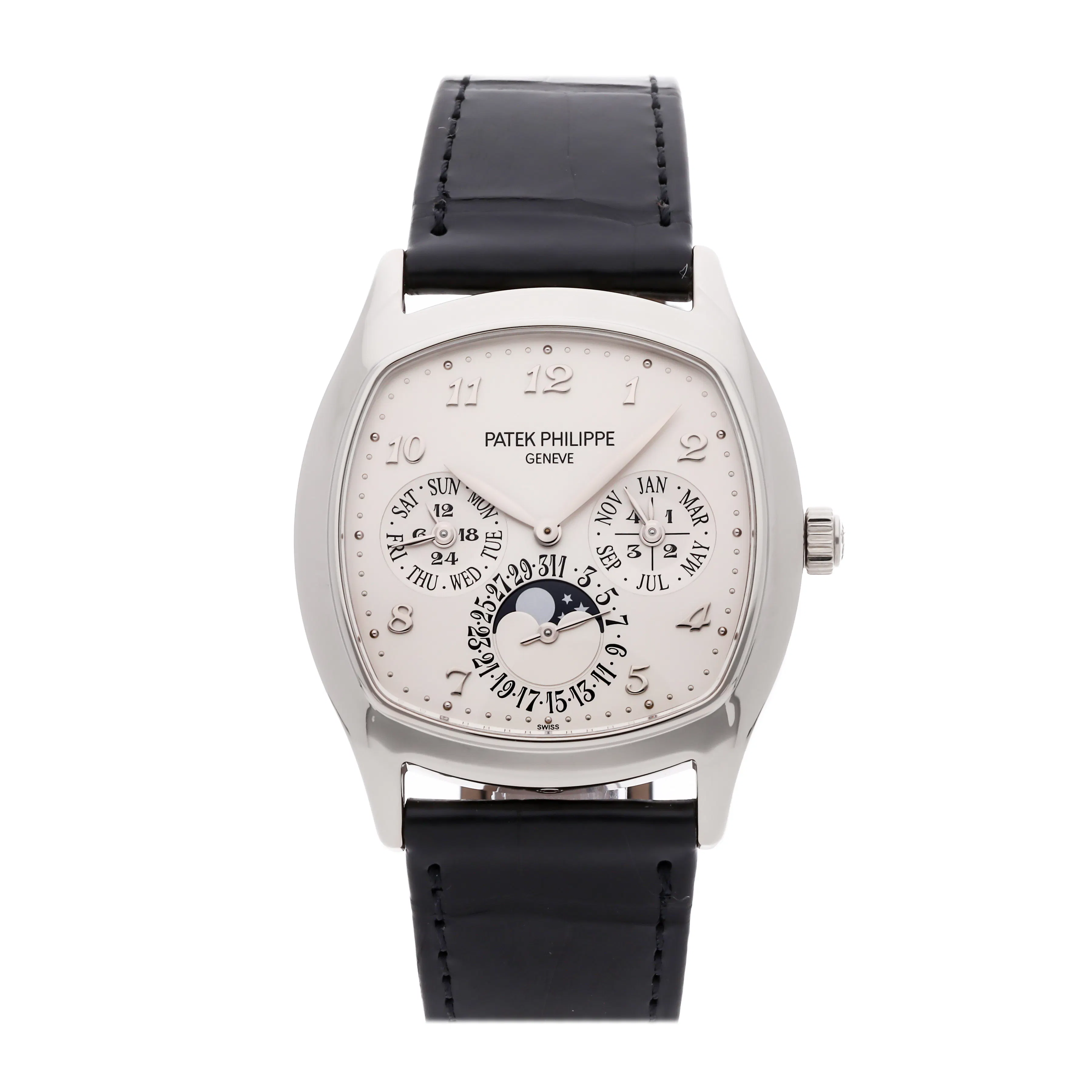 Vertical Pre-Owned Patek Philippe Grand Complications Perpetual Calendar 5940G-001