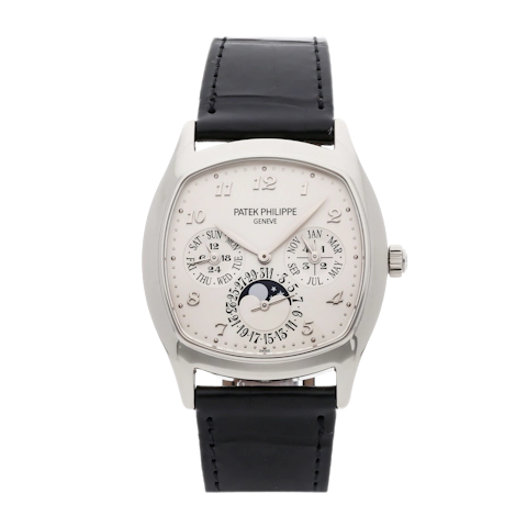 Vertical Pre-Owned Patek Philippe Grand Complications Perpetual Calendar 5940G-001