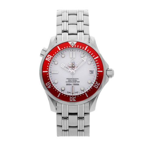 Vertical Pre-Owned Omega Specialities Olympic Collection Vancouver 2010 Limited Edition Seamaster Diver 300M 212.30.36.20.04.001