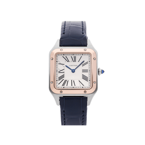 Vertical Pre-Owned Cartier Santos-Dumont Small Model W2SA0012