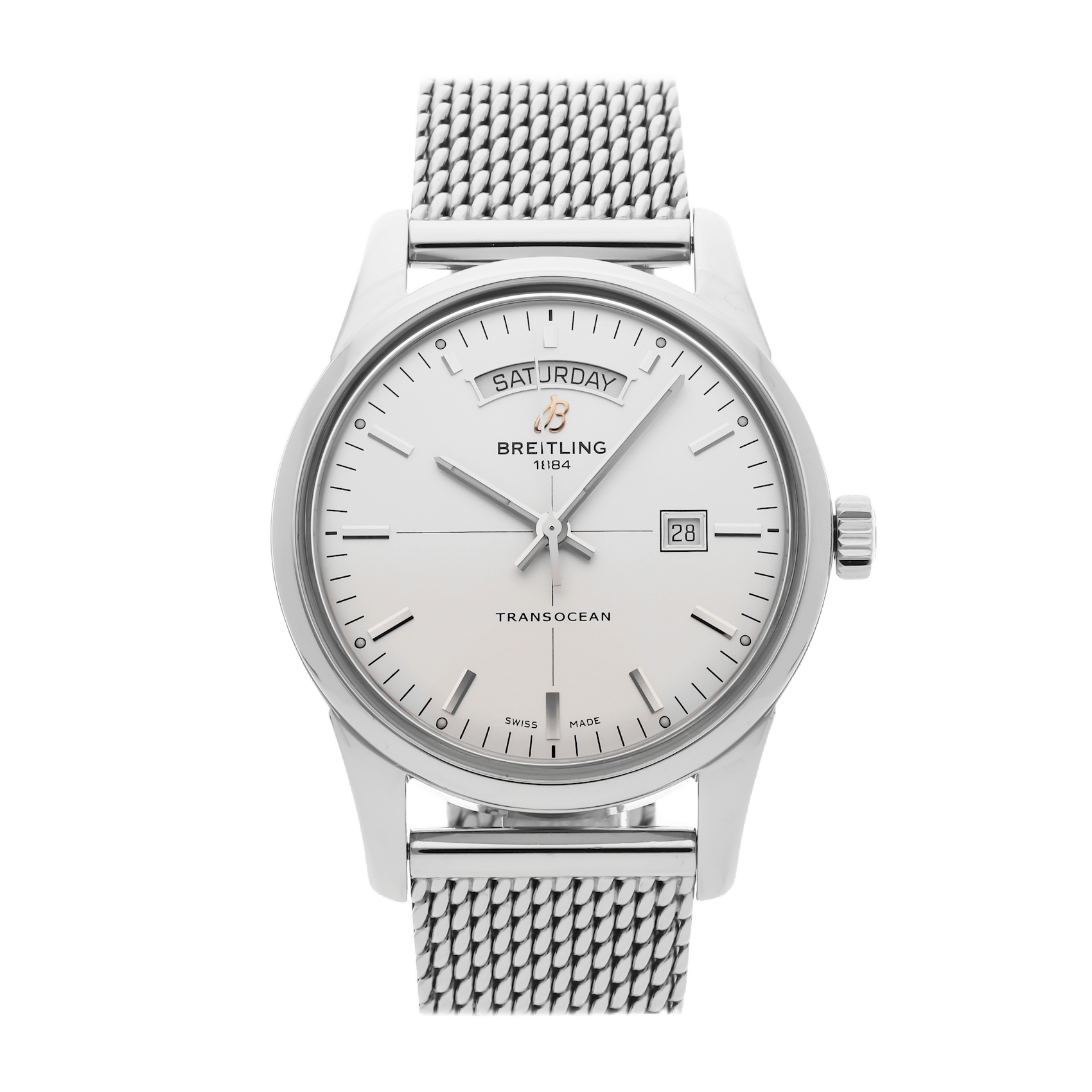 Vertical Pre-Owned Breitling Transocean Day & Date A4531012/G751