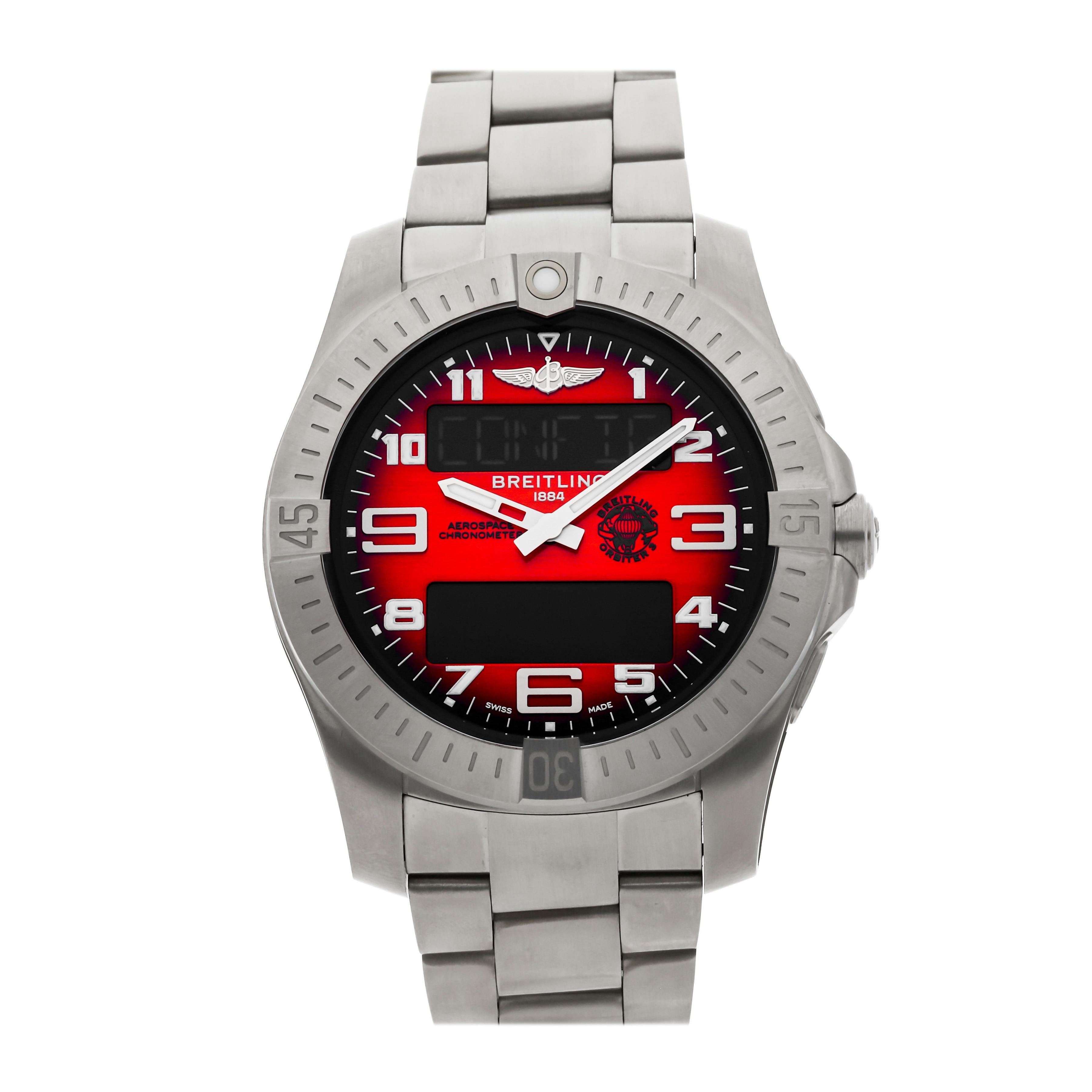 Vertical Pre-Owned Breitling Aerospace B70 Orbiter 25th Anniversary EB70101A1O1E1