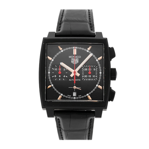 Vertical Pre-Owned Tag Heuer Monaco Chronograph Special Edition CBL2180.FC6497