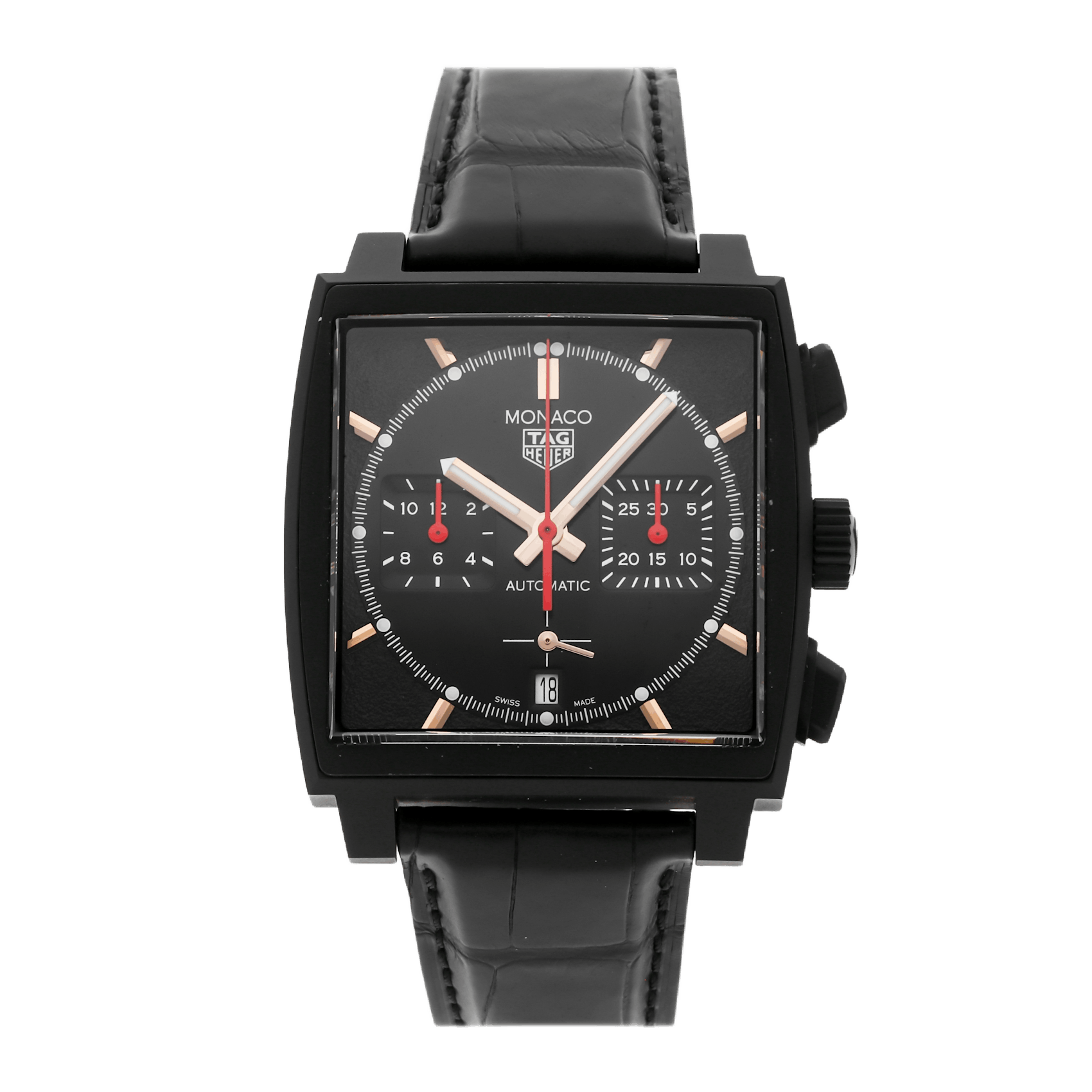Vertical Pre-Owned Tag Heuer Monaco Chronograph Special Edition CBL2180.FC6497