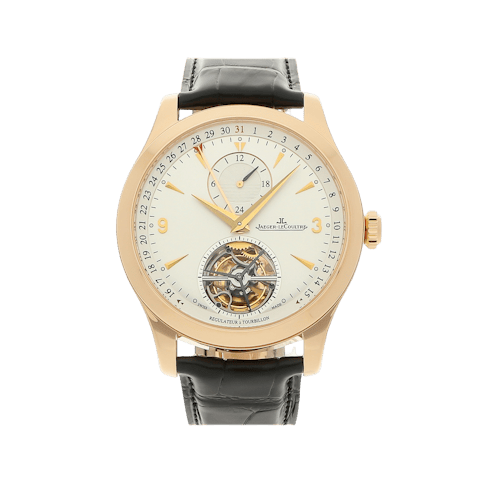 Vertical Pre-Owned Jaeger-LeCoultre Master Control Tourbillon Dual Time Q1562421