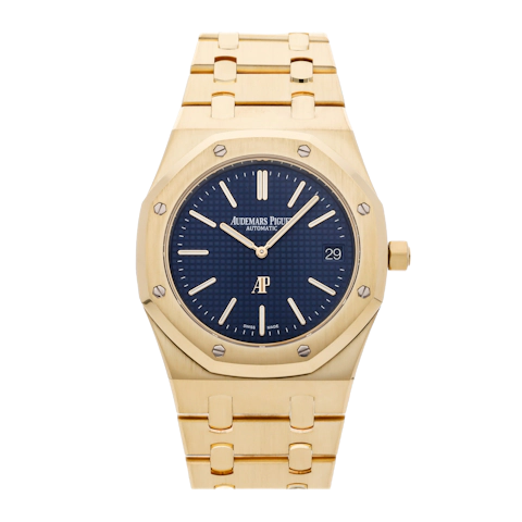 Vertical Pre-Owned Audemars Piguet Royal Oak "Jumbo" Extra-Thin 15202BA.OO.1240BA.01