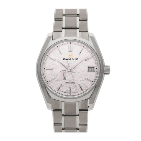 Vertical Pre-Owned Grand Seiko Heritage Collection Four Seasons "Spring" Spring Drive SBGA413