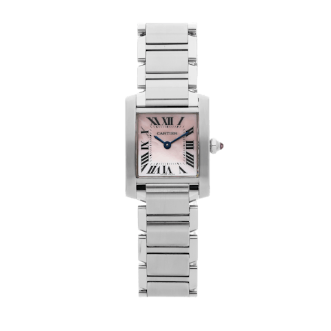 Vertical Pre-Owned Cartier Tank Francaise W51028Q3