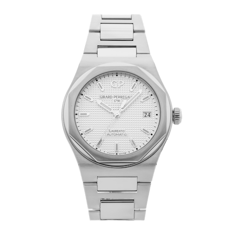 Vertical Pre-Owned Girard-Perregaux Laureato 81005-11-131-11A