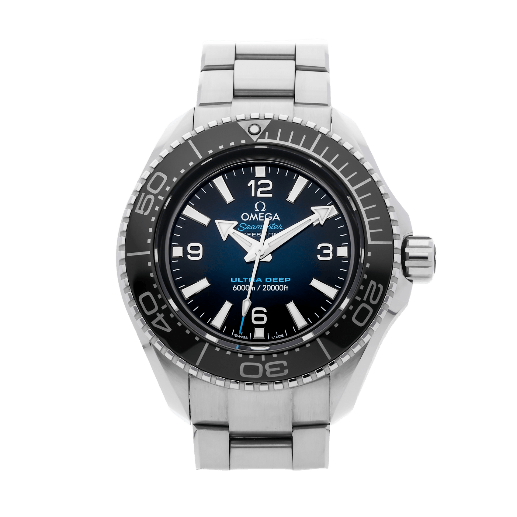 Vertical Pre-Owned Seamaster Planet Ocean Ultra Deep 6000m 215.30.46.21.03.001