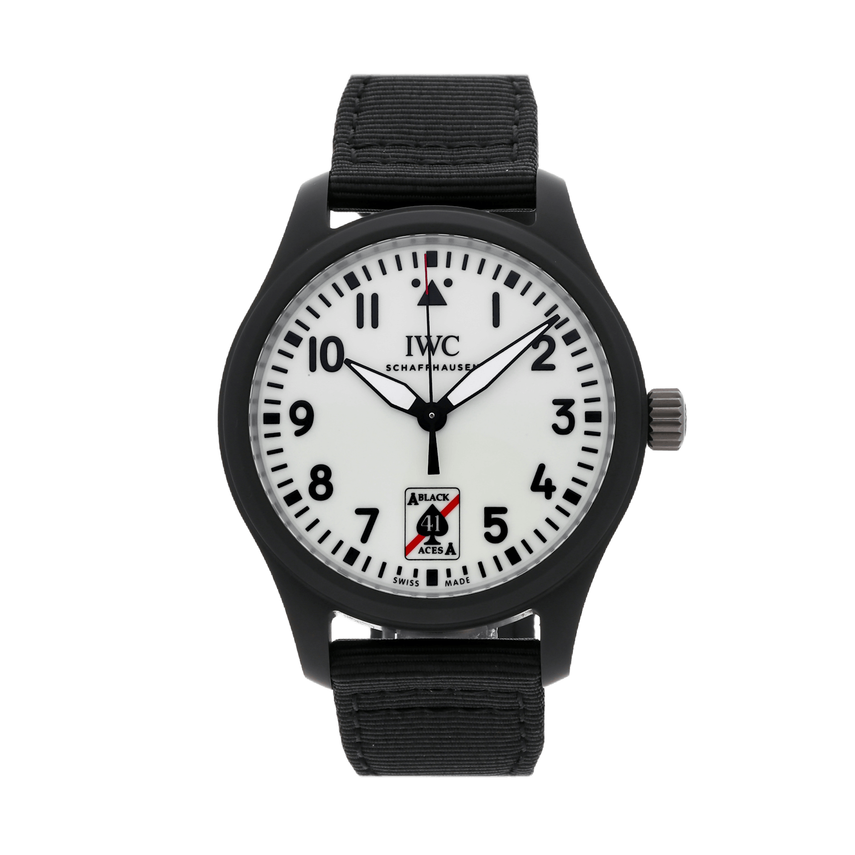 Vertical Pre-Owned IWC Pilot's Watch Black Aces IW3269-05