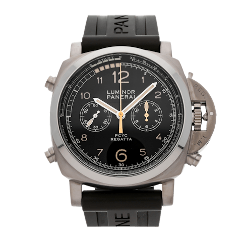 Vertical Pre-Owned Panerai Luminor Regatta Chrono Flyback PAM 652