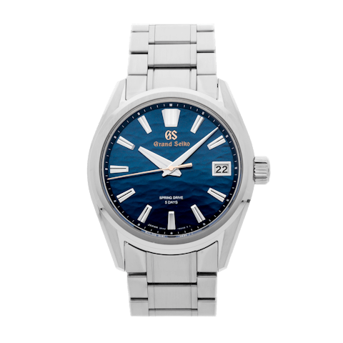 Vertical Pre-Owned Grand Seiko Heritage Collection Spring Drive Lake Suwa Limited Edition SLGA007