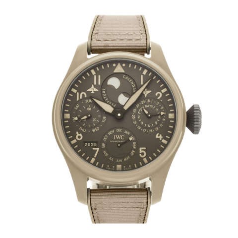 Vertical Big Pilot's Watch Perpetual Calendar Top Gun Edition "Mojave Desert"