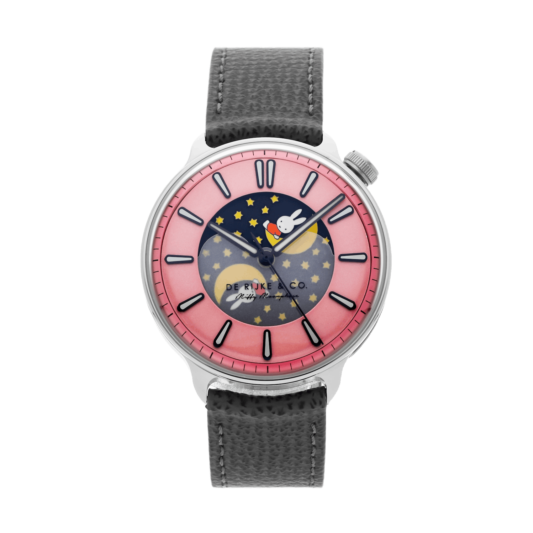 Vertical Pre-Owned The Revolution x De Rijke & Co Miffy Double Moonphase “Black & Pink” Limited Edition