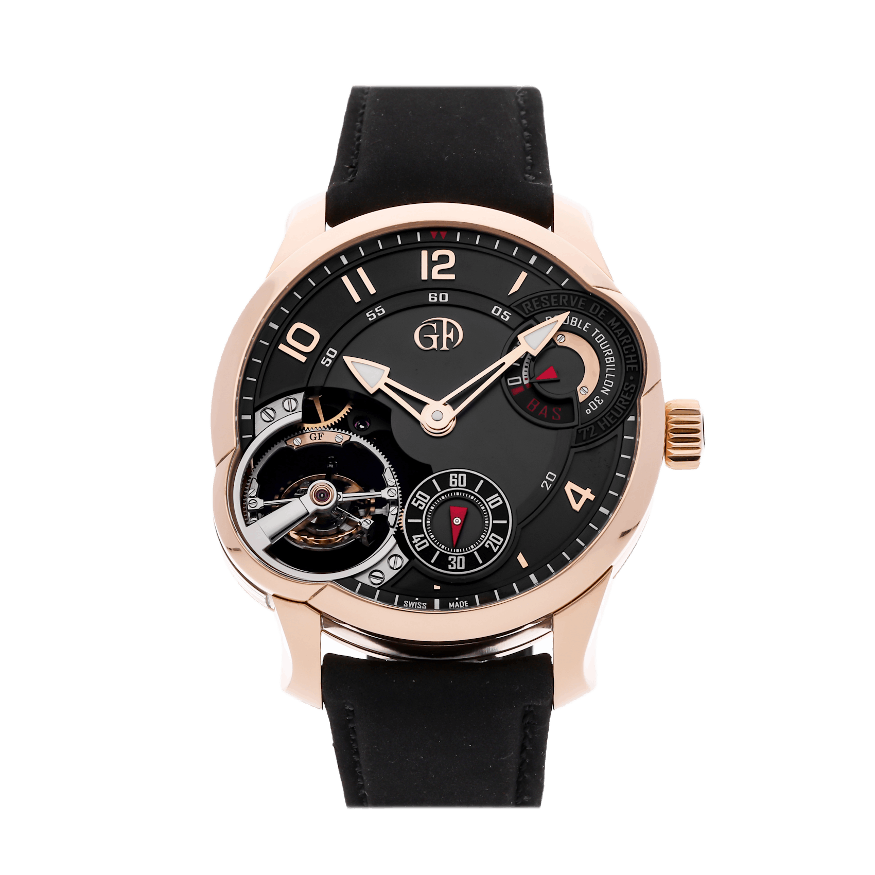 Vertical Double Tourbillon Asymetrique