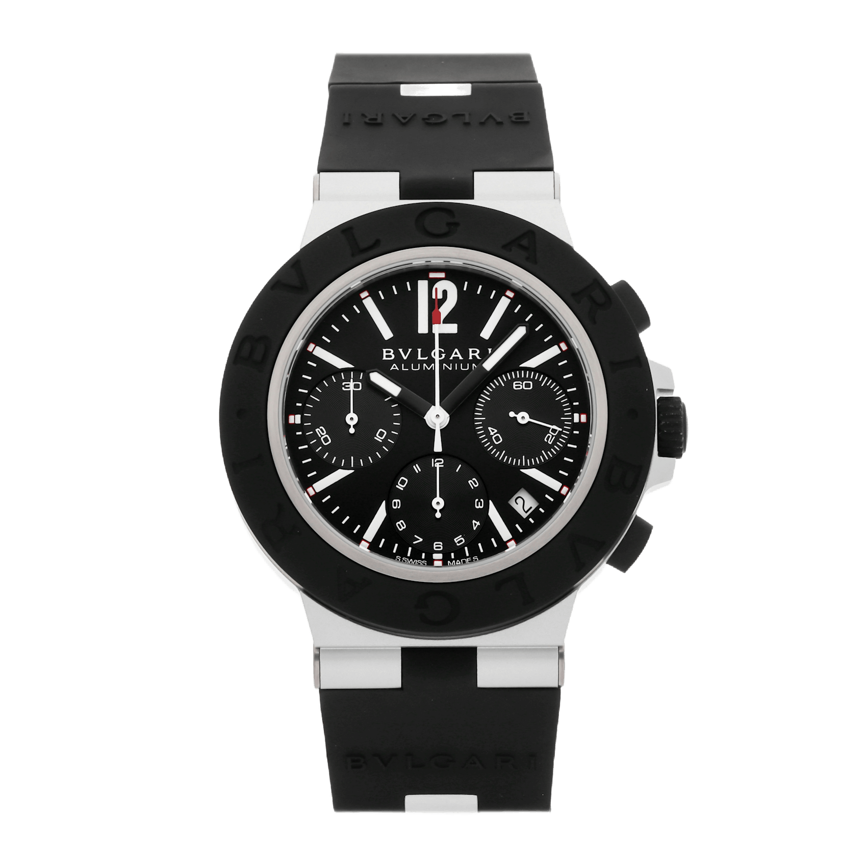 Vertical Bvlgari-Bvlgari Aluminium Chronograph