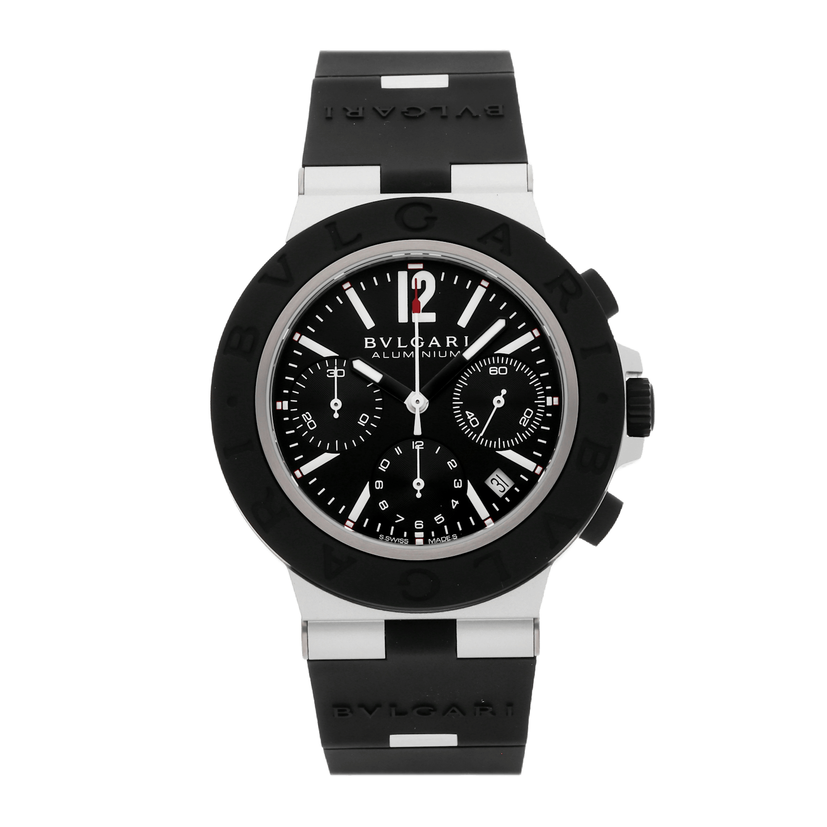 Vertical Bvlgari-Bvlgari Aluminium Chronograph