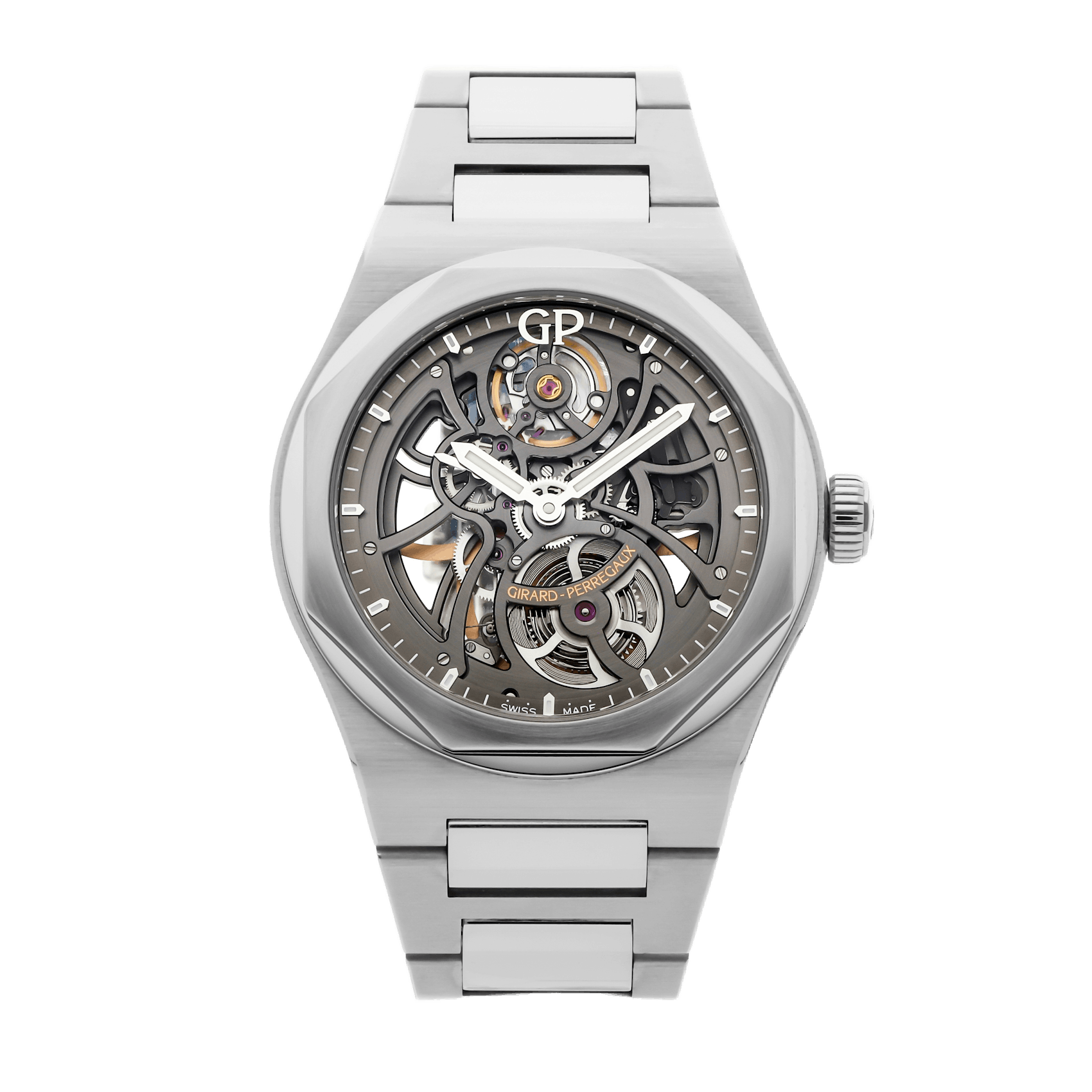 Vertical Girard Perregaux Laureato Skeleton
