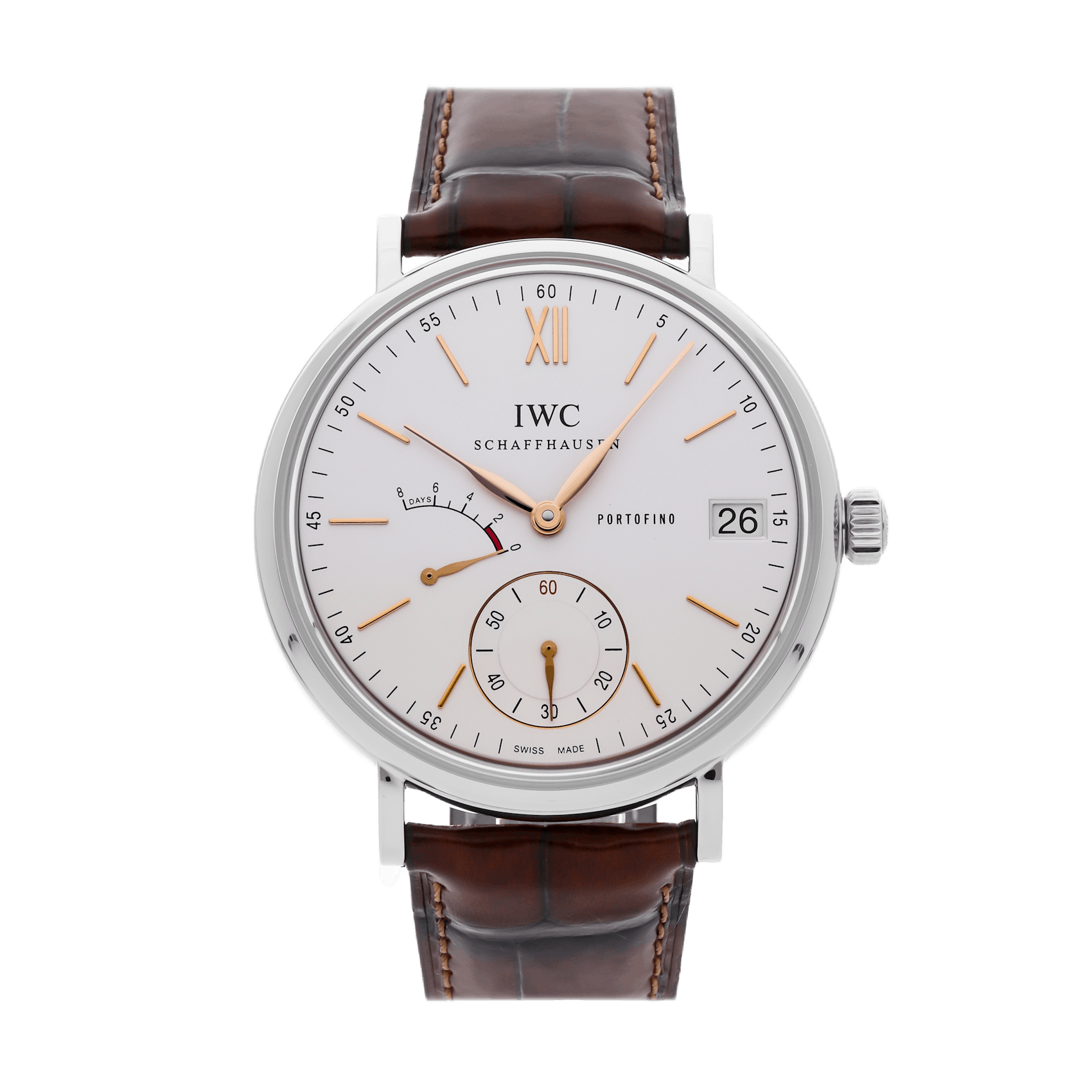 Vertical Portofino Hand-Wound Eight Days