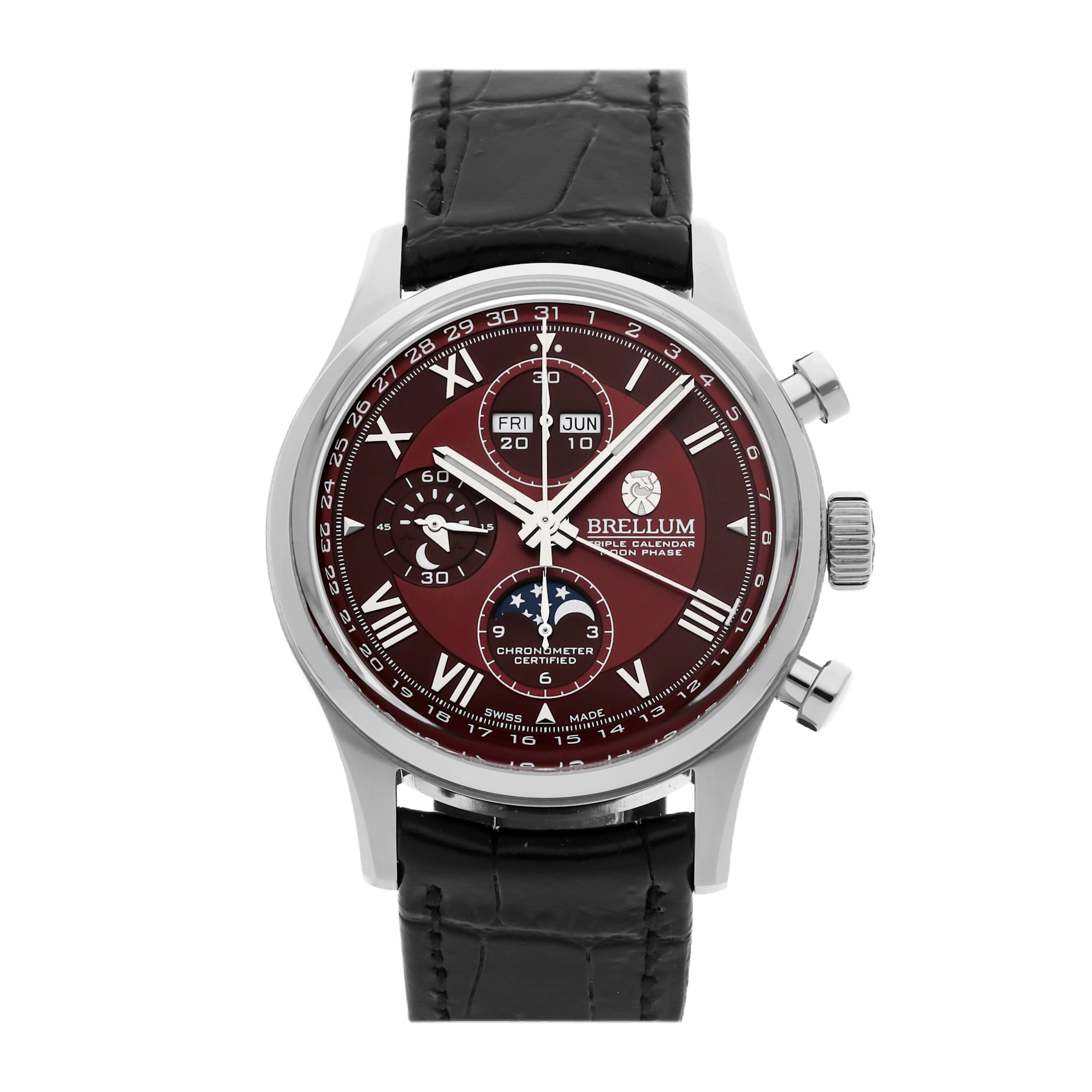 Vertical Duobox Triple Calendar Moonphase