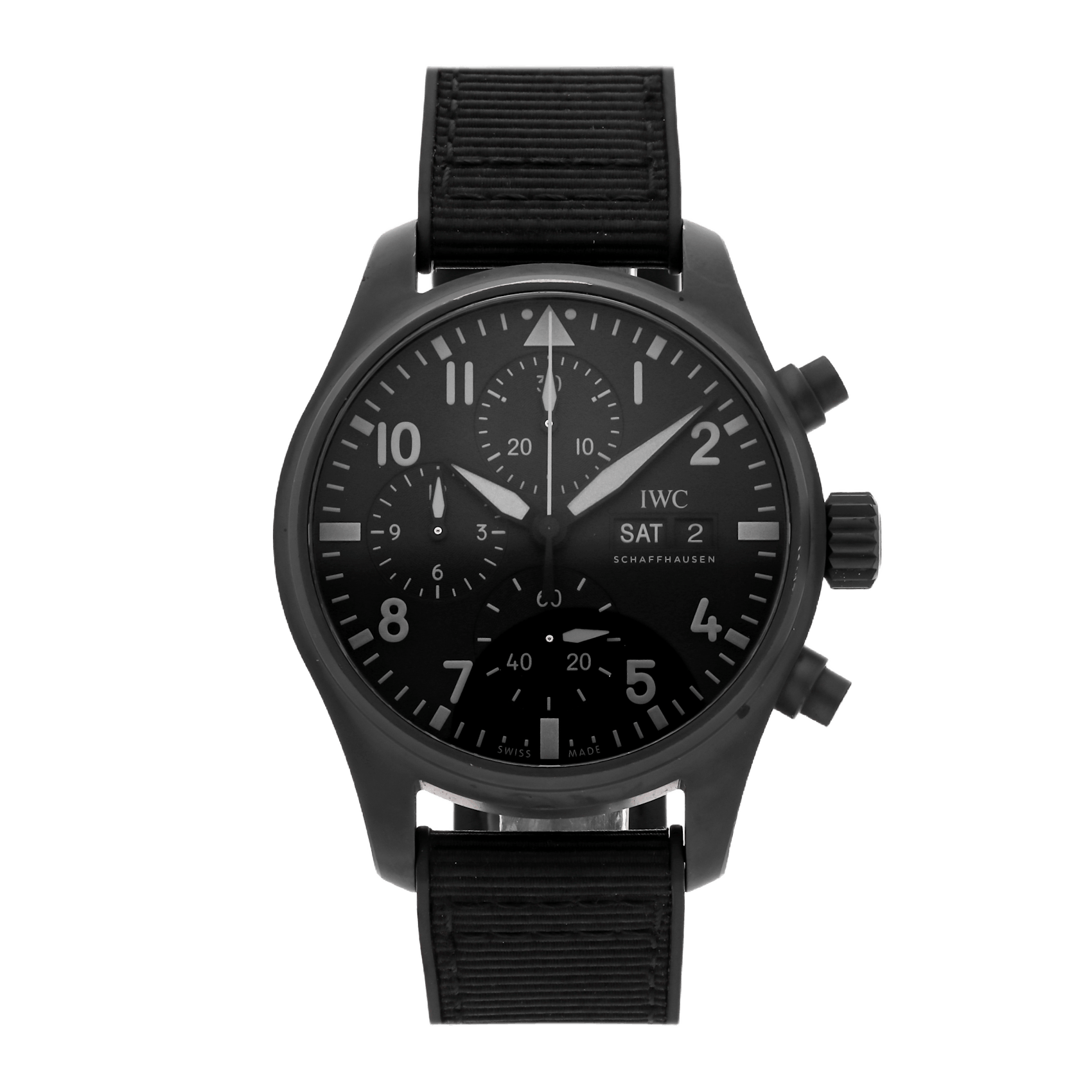 Vertical Pilot's Watch Top Gun Chronograph