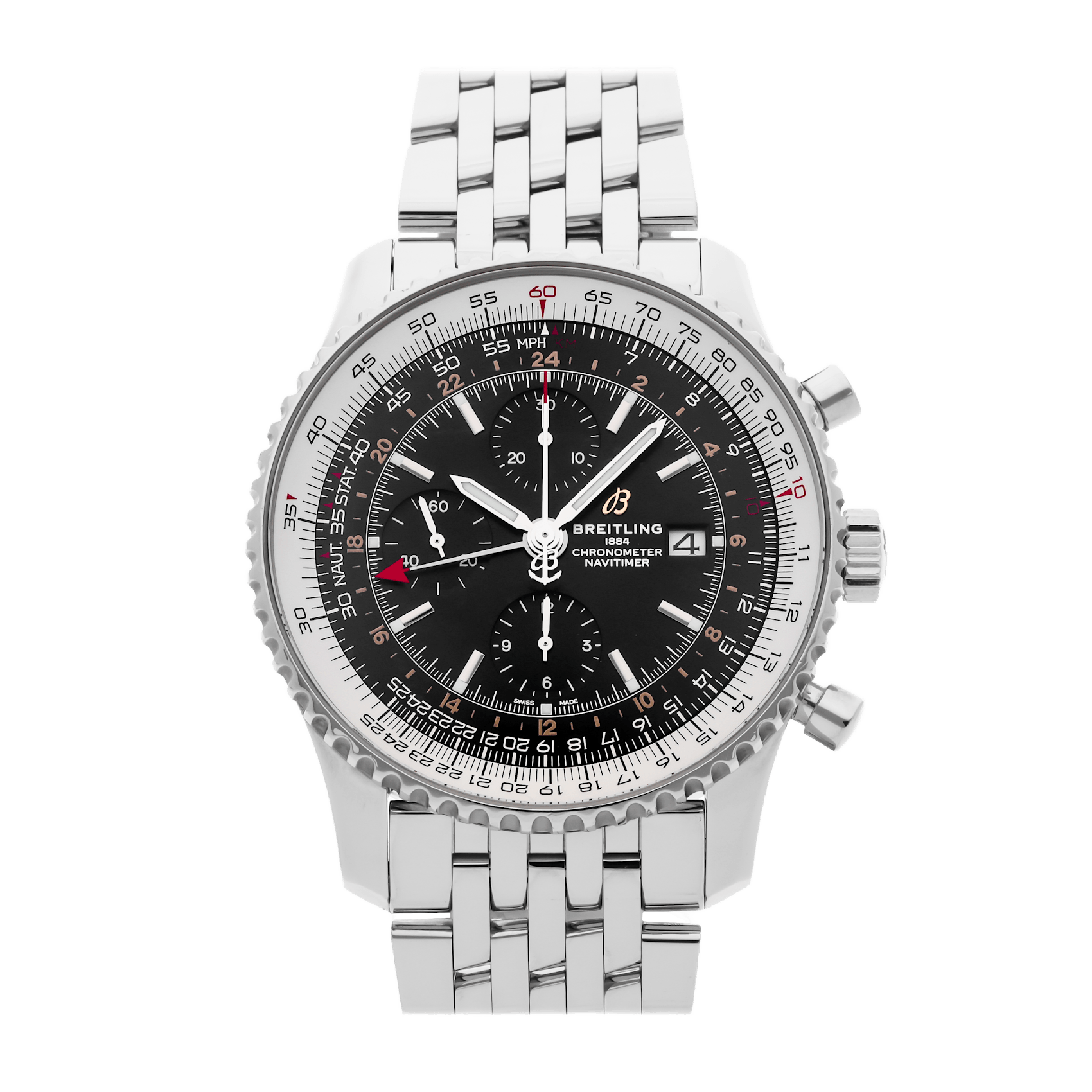 Vertical Navitimer Chronograph GMT