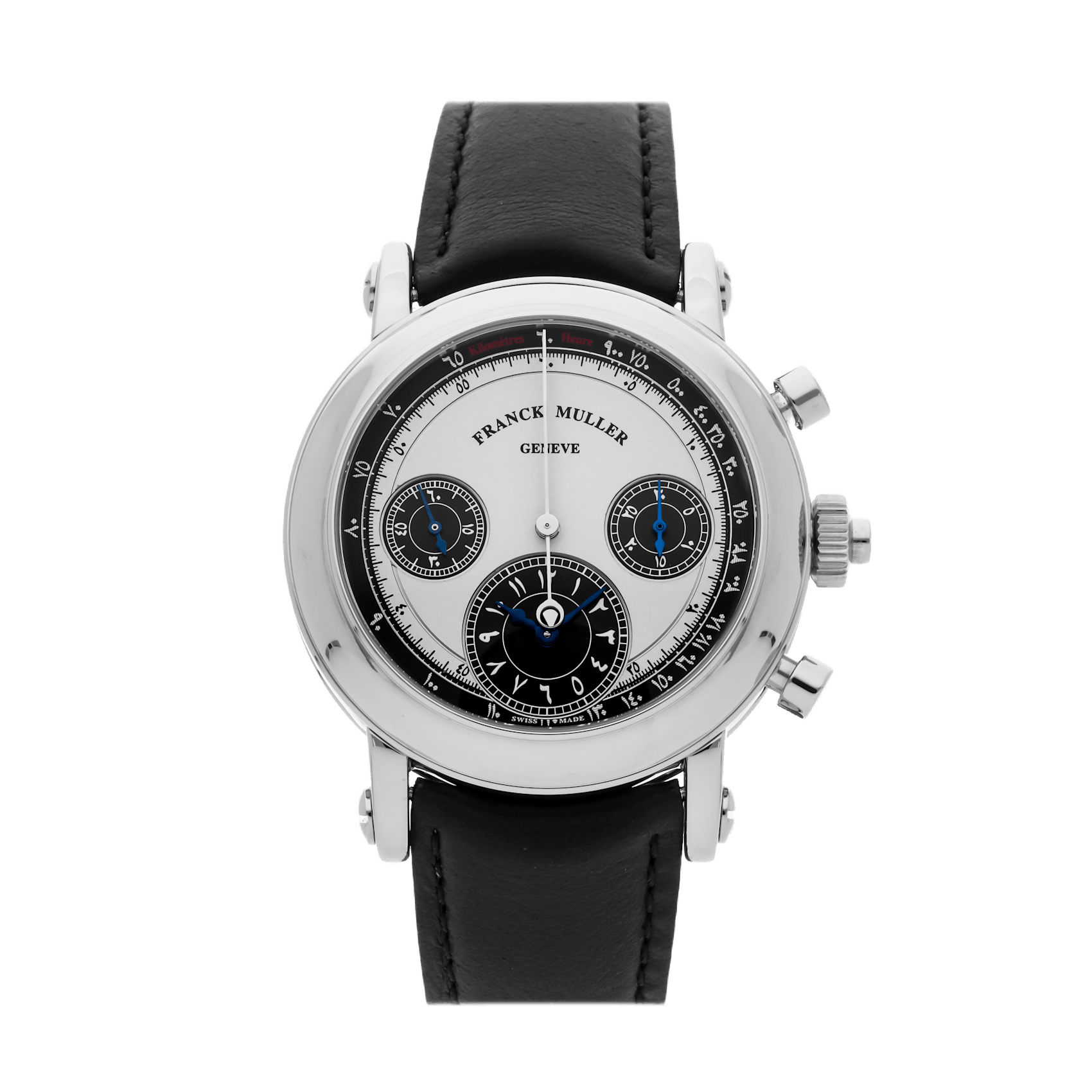 Vertical Round Collection Double Sided Rattrapante Chronograph "Arabian Panda" Grail Limited Edition