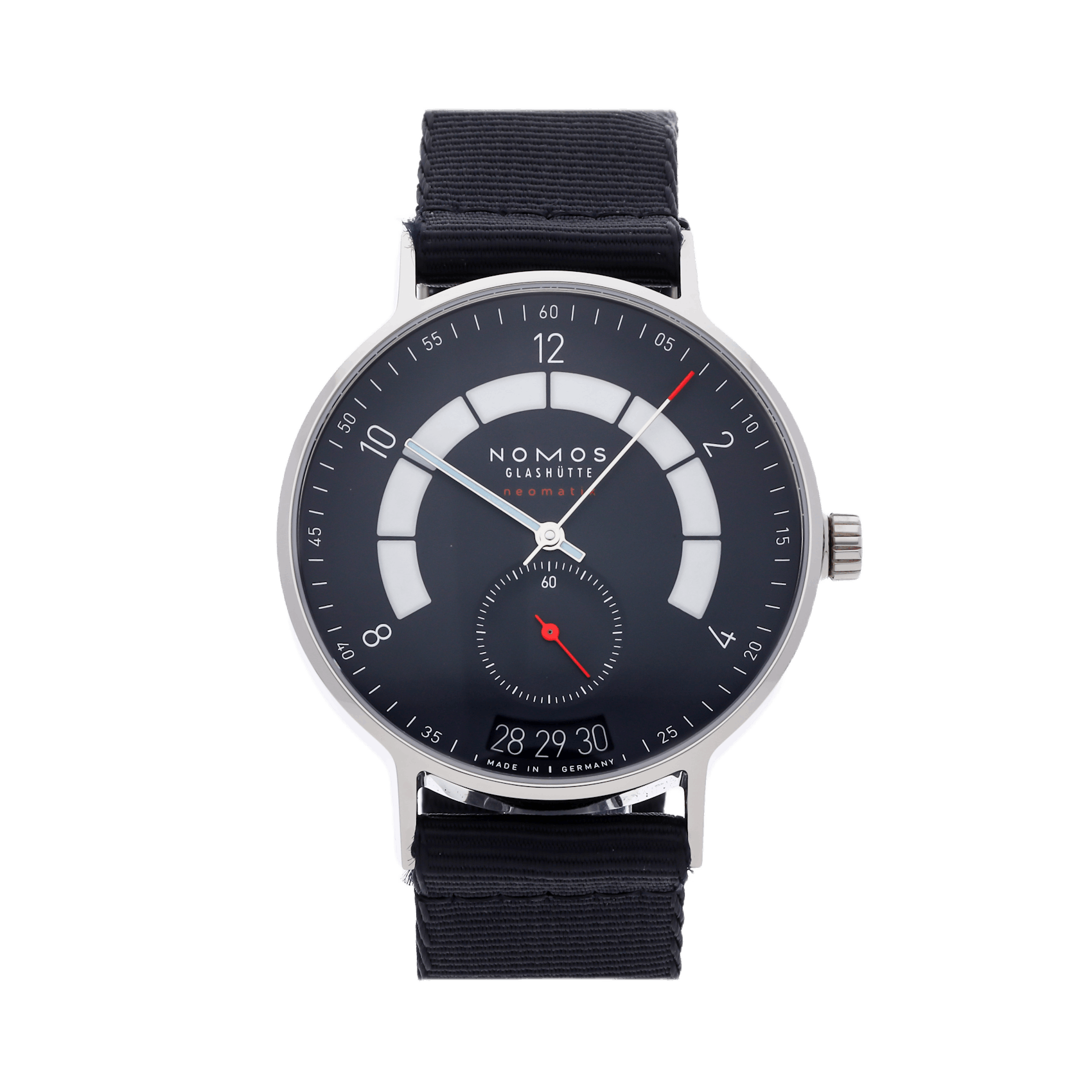Vertical Nomos Glashutte Autobahn Neomatik 41 Date Midnight Blue