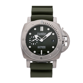 Vertical Luminor Submersible Limited Verde Militare