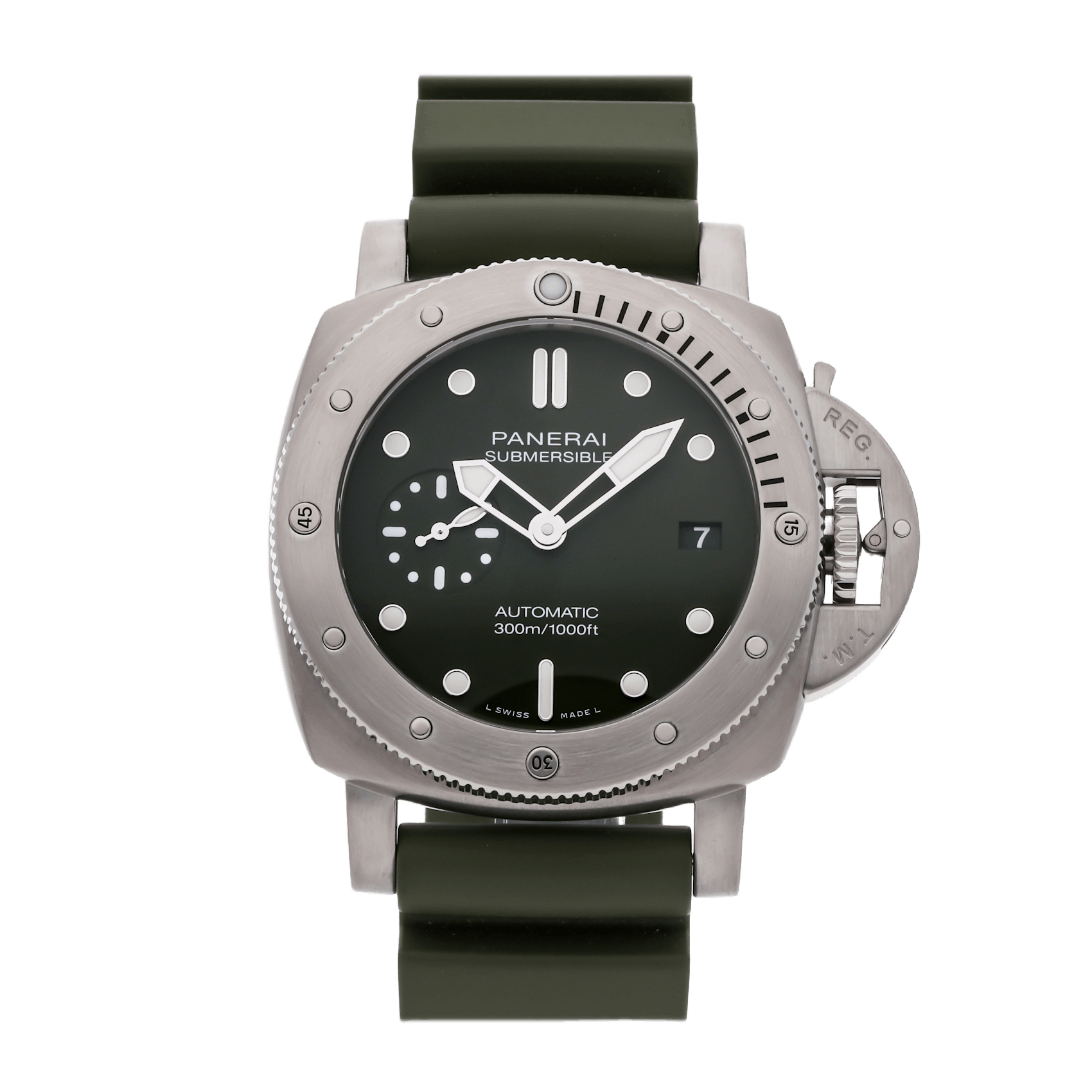 Vertical Luminor Submersible Limited Verde Militare