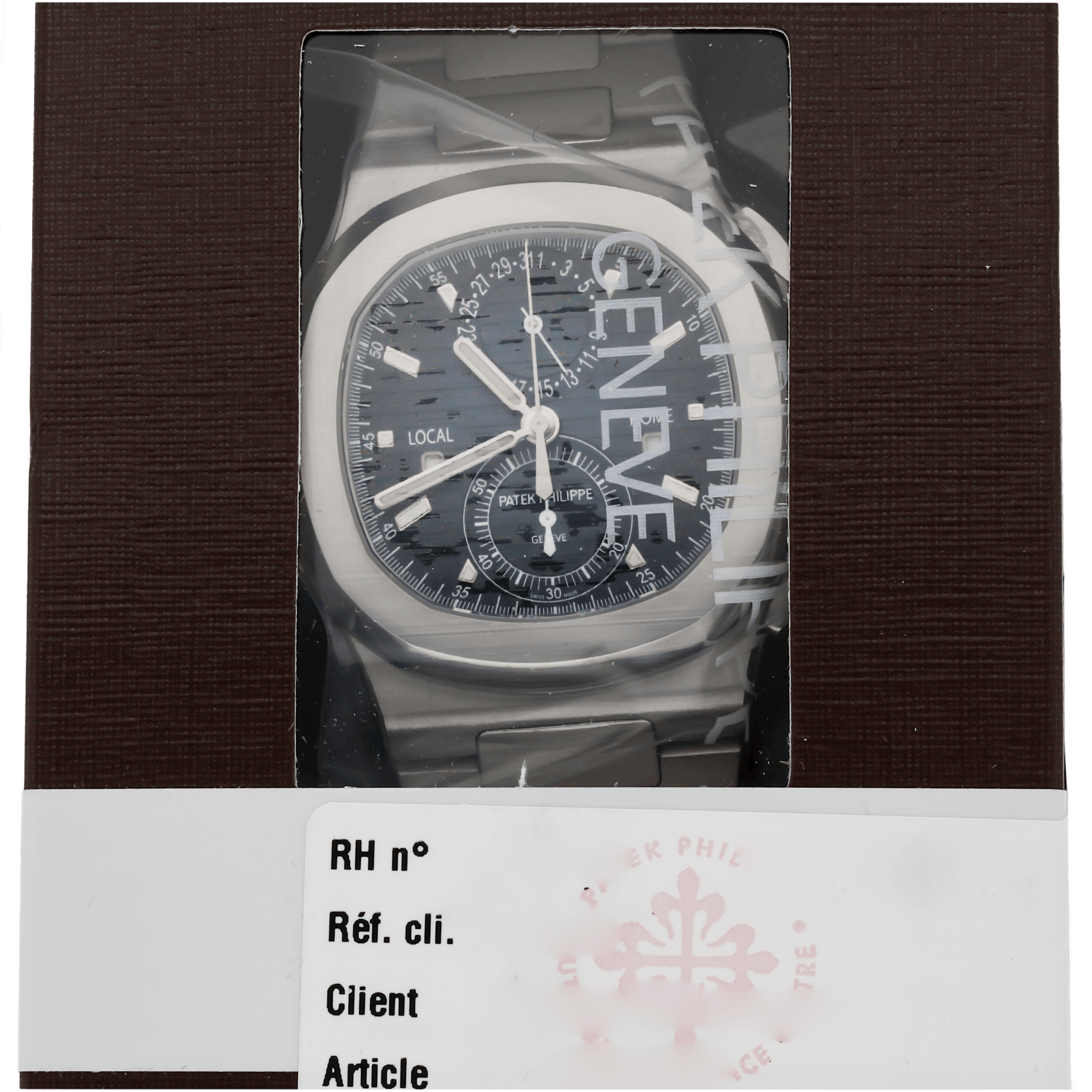 Vertical Nautilus Flyback Chronograph Travel Time